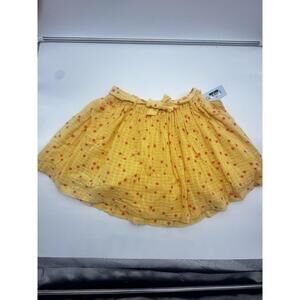 Cat & Jack Girl’s 14/16 Yellow Flowered Skirt